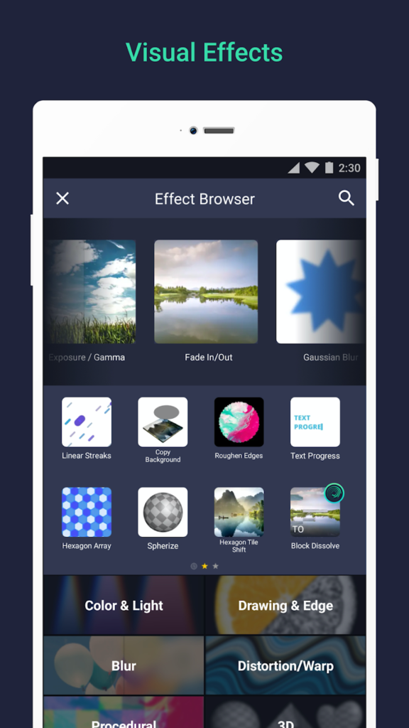 Alight Motion Mod APK Visual Effects Screenshot