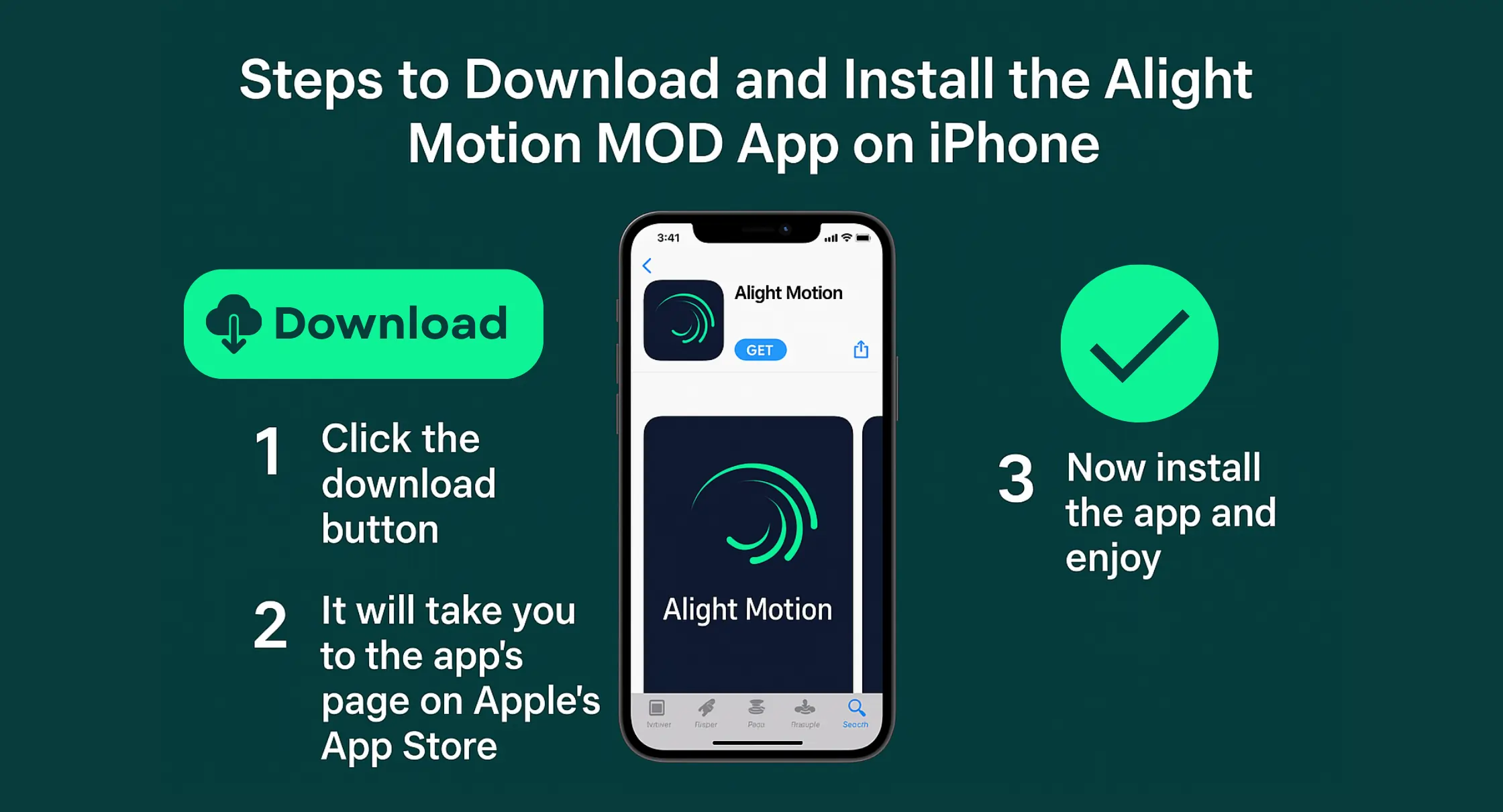 Download and Install Alight Motion Mod APK on iOS/iPhone