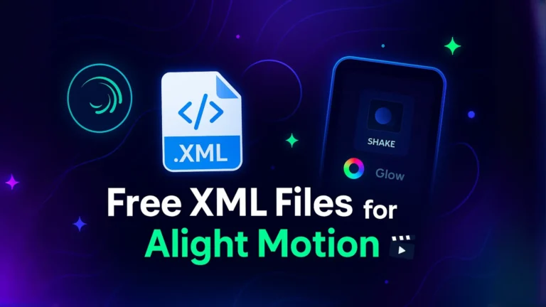 Download, Import and Share Alight Motion XML files